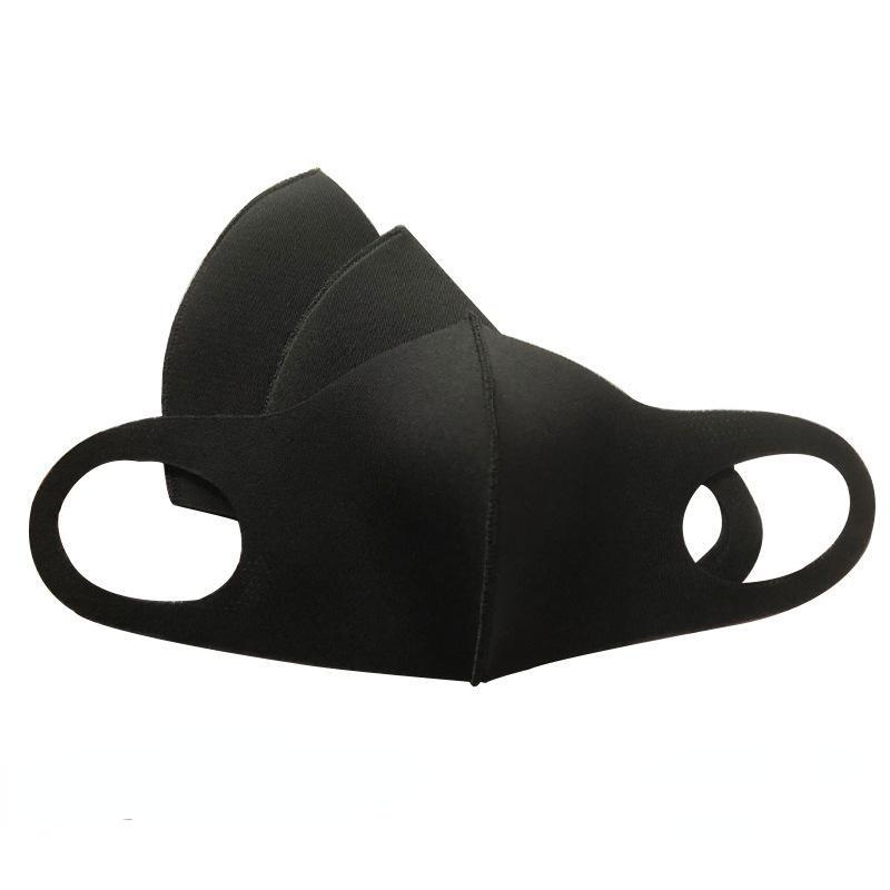 Ледяная шелковая маска, противопыльная хлопковая маска для рта, противотуманная черная стерео 3d маска, респиратор, Хэллоуин, косплей, тушь для ресниц, тушь для ресниц