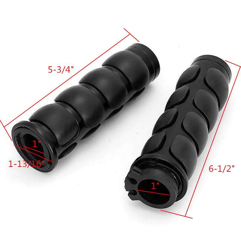 Новый 1-дюймовый руль мотоцикла, ручки для Road King Classic FLHRC, хромированный Chopper Bobber Cafe на заказ