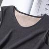Men Vest V-Neck Sleeveless Slim Fit Pullover Tops Solid Color Casual Base Shirt Thickened Velvet Lining Camisole