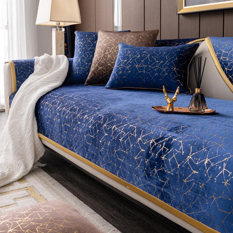 Чехол для дивана Nordic Light luxury, подушка в форме буквы L, кожаный чехол для дивана Four Seasons, нескользящее полотенце для декора гостиной