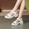 Женские сандалии на платформе, летние женские нескользящие повседневные туфли с открытым носком, модные женские сандалии, обувь