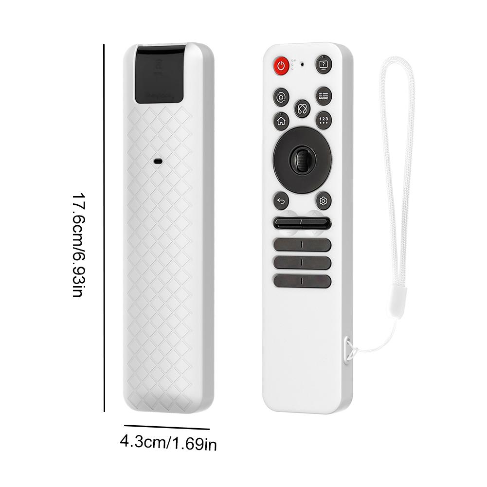 Remote Control Case for LG MR25GA OLED Smart TV Remote Control Cover Silicone Protective Case with Lanyard Shockproof Soft Shell