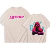 Футболка Lady Gaga The Fame Унисекс Женская Харадзюку Круглый вырез Летняя Повседневная Рубашка