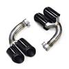 Volkswagen Touareg (04-24) Quad Square Outlet Black Exhaust Tailpipe