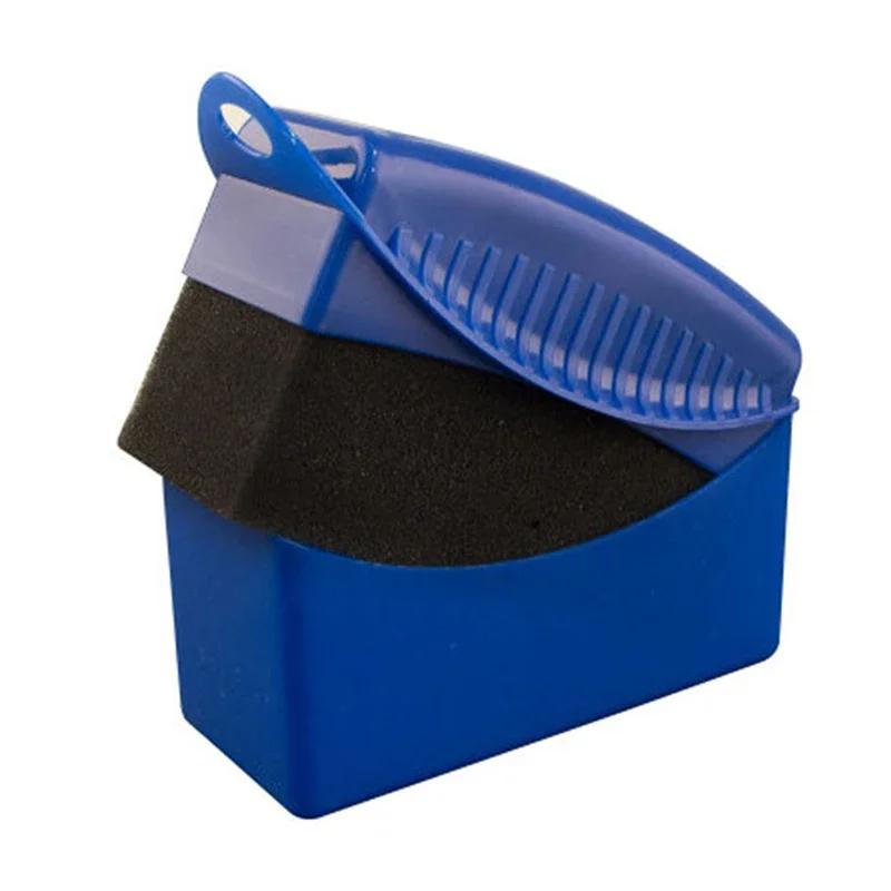 Car Wheel Polishing Waxing Sponge Brush With Cover ABS Washing Cleaning Tire Contour Dressing Applicator Pads Detail Accessories