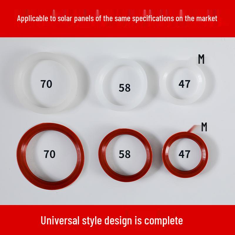 Силиконовое уплотнительное кольцо для солнечного водонагревателя, набор для 47 и 58 вакуумных трубок и 70-литрового бака - Герметичные аксессуары