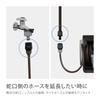 Takagi R005BRCR 5-метровый удлинитель с разъемом и соединителем для шлангового барабана, внутренний диаметр шланга, устойчивый к давлению, ниппель, полив, соединение, коричневый,