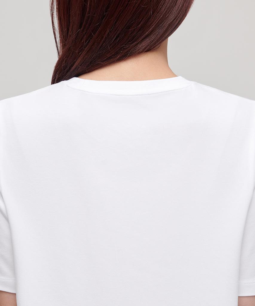 Musinsa Standard Woman Women'S Crew Neck Long T-Shirt Dress [White]