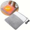 Washable USB Foot Warmer Heating Pad Flannels Electric Foot Warmer Foot Warmer Home Thermal Slippers