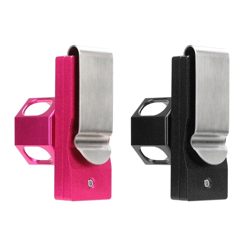 Billiard Chalk Holder Clip Magnetic Portable Octagonal Inner Round Single Section Pool Cue Chalk Cas