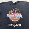 Винтажная футболка HARD ROCK CAFE REYKJAVIK ICELAND 1996 года РАЗМЕР M/L 90-х