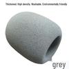U-Shaped Thickened Microphone Sponge Cover: Reusable, Dustproof, Anti-Spray Protection for Stage, Home, and KTV Use.
