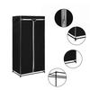 VidaXL Wardrobe Black 75x50x160 Cm