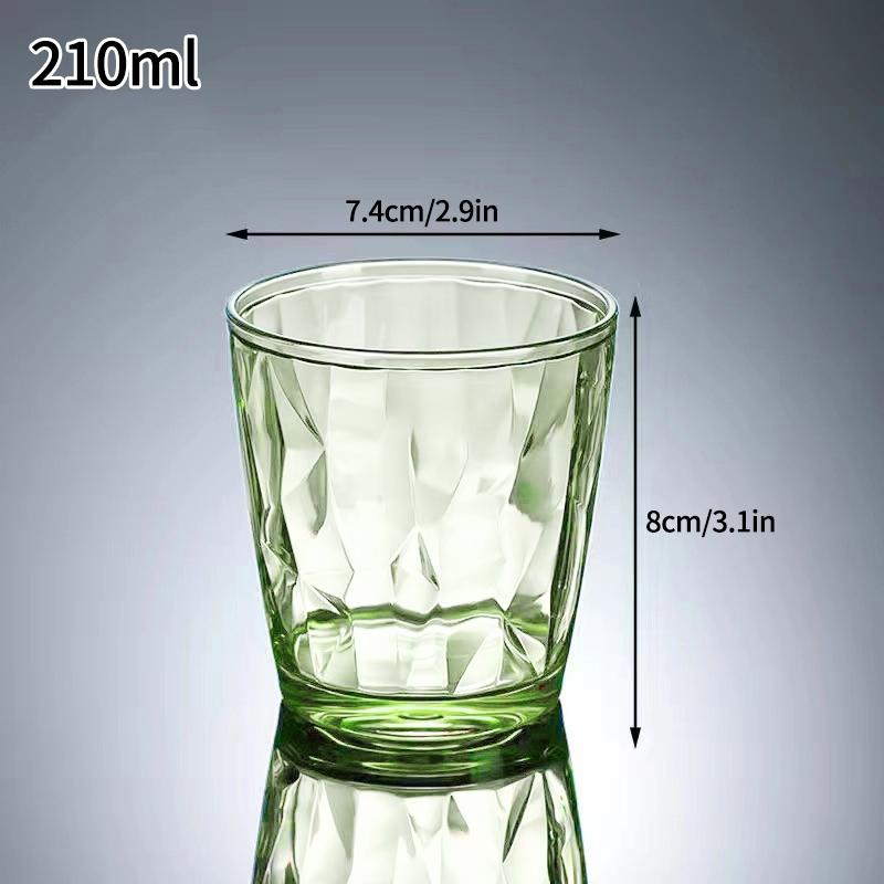 210/310ML Plastic Drinking Glasses Reusable Water Drinking Cup Shatterproof Wine Champagne Glasses for Home Bar Wedding Party
