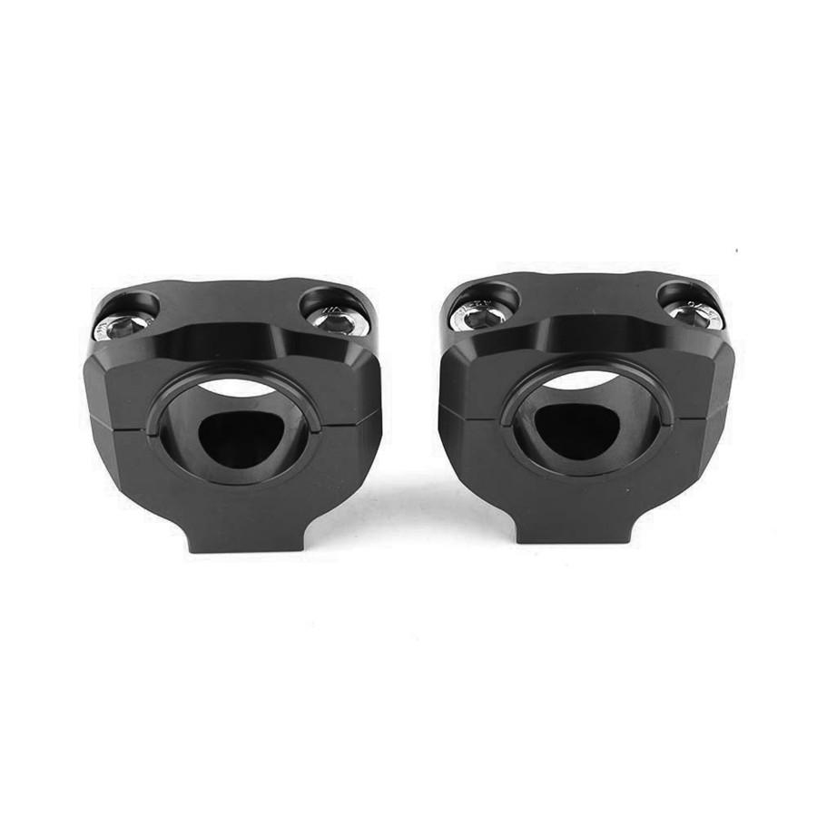 Универсальные мотоциклетные алюминиевые проставки руля с отверстием для винта 28,6 мм 1-1/8 дюйма, толстый руль, крепежный зажим для гонок и скутера