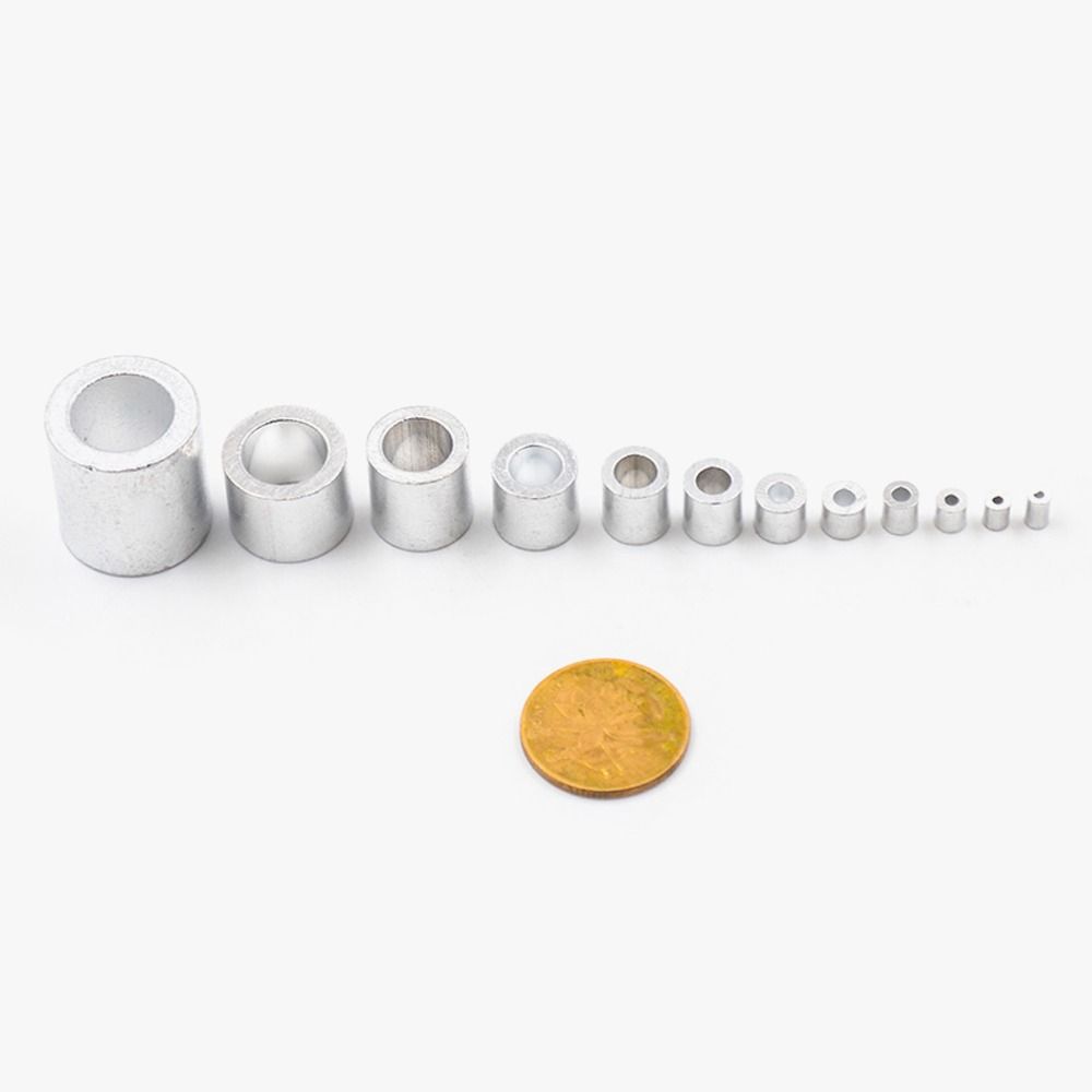 10-50Pcs M1 To M12 Cable Clip Round Single Hole Wire Ferrules Durable Crimp Sleeve Steel Wire Rope