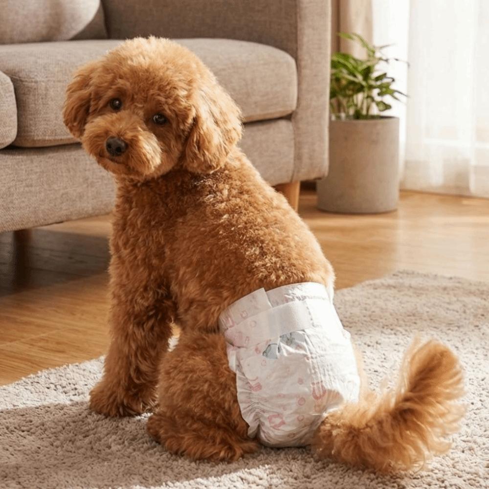 10PCS Breathable Female Dog Diapers Super Absorption Disposable Diapers Home Use