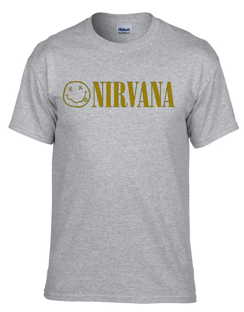 Nirvana Logo Rock Music Gray Kids TShirt 302size Kids