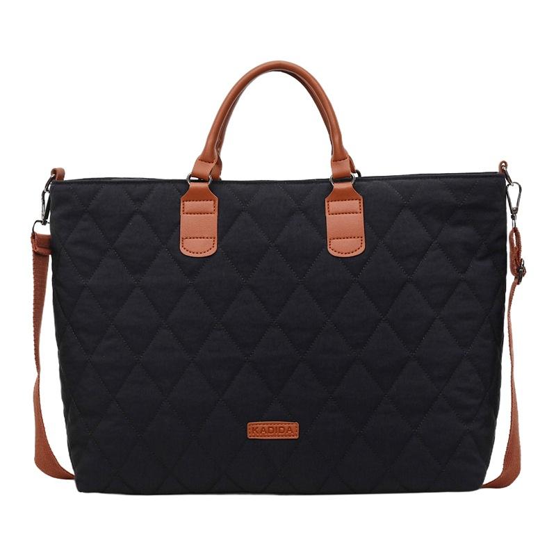 Новая бриллиантовая повседневная хлопковая сумка модная сумочка для поездок универсальная хлопковая стеганая сумка через плечо большой вместимости сумка-мессенджер женская