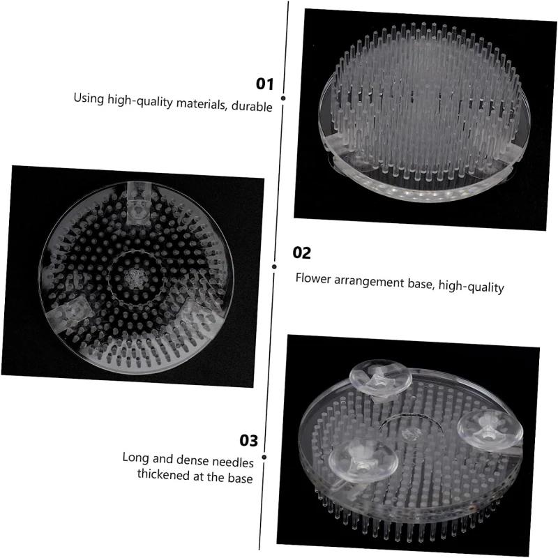 Круглая лягушка-цветок икебана с резиновой прокладкой, стационарный инструмент для аранжировки, резиновая основа, держатель, цветочный декоративный горшок