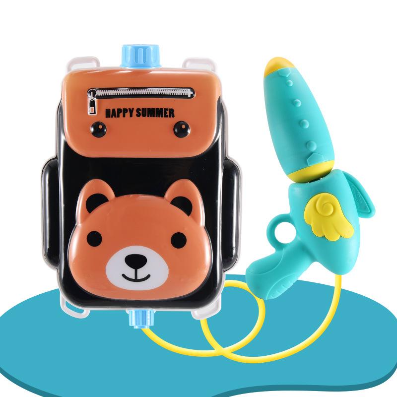 Children's Backpack Water Gun Toys 1PCS Pull-out Beach Water Play Bared Spray Gun Boys and Girls Splash Festival Summer Water Toys