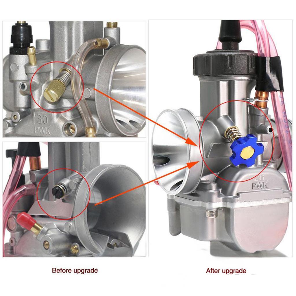 Upgrades Idle Control Screw Metal Idle Adjustment Screw Idle Speed Regulator Precisions Engine Tuning for PWK Carburetor