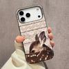 Силиконовый чехол для телефона с узором из кружевного оленя для iPhone 17 Pro Max 11 12 13 14 15 16 Pro 17 Air 15 14 Plus X XS XR Мягкая крышка