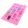 1 шт. 20-гнездная силиконовая форма для мыла, свечей ручной работы, шоколада, желе, печенья, украшения торта, формы для льда, инструмента для выпечки