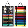 Martial Arts Belts Organizer with Elastic Loop Simple Installation Hanging Karate Belt Display Organizer Karate Belt Holder