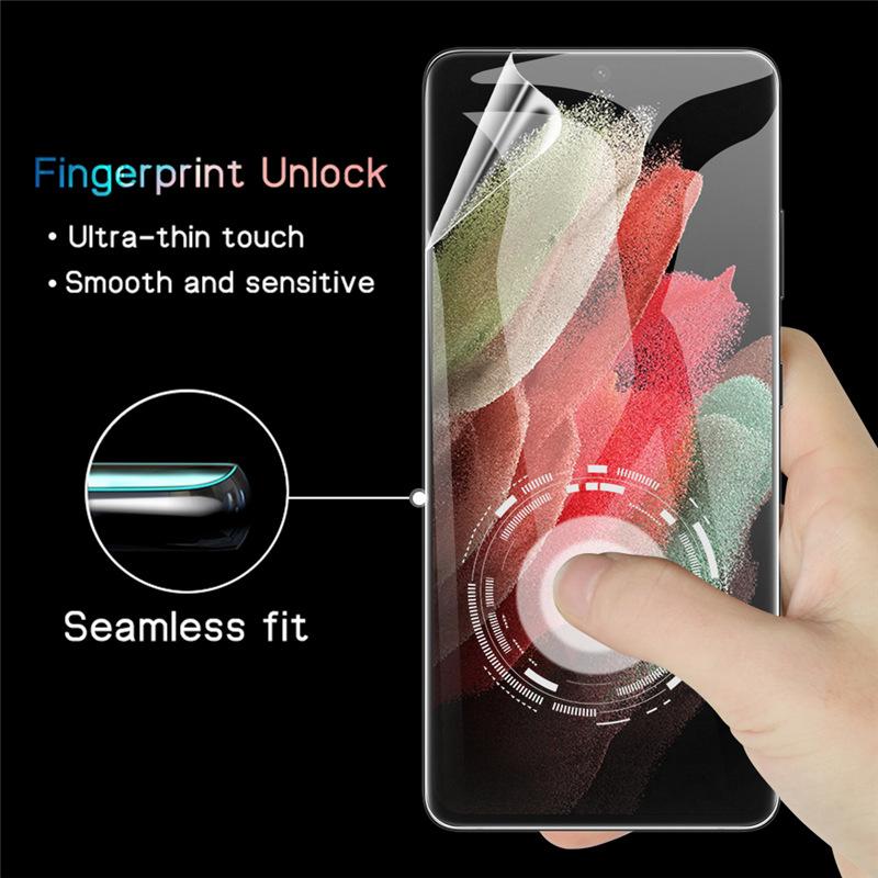 2 шт. HD гидрогелевая пленка для iPhone Samsung Huawei Honor Xiaomi Redmi OPPO Realme Vivo OnePlus Защитная пленка для экрана телефона мягкое полное покрытие