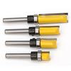 1/4 Inch Flush Trim Pattern Router Bit 1/4" Shank Panel Top &Bottom Bearing Woodworking Milling Cutter