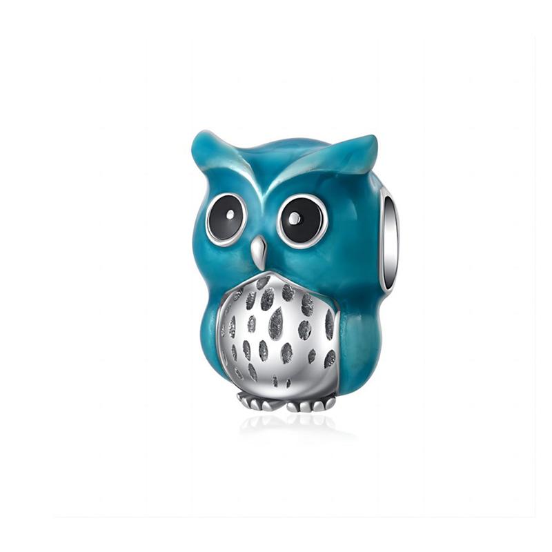 Animal Series Charms Fox Owl Sea Turtle Rabbit Raccoon Highland Cow Beads Fit Bracelets Beads DIY Jewelry Gift