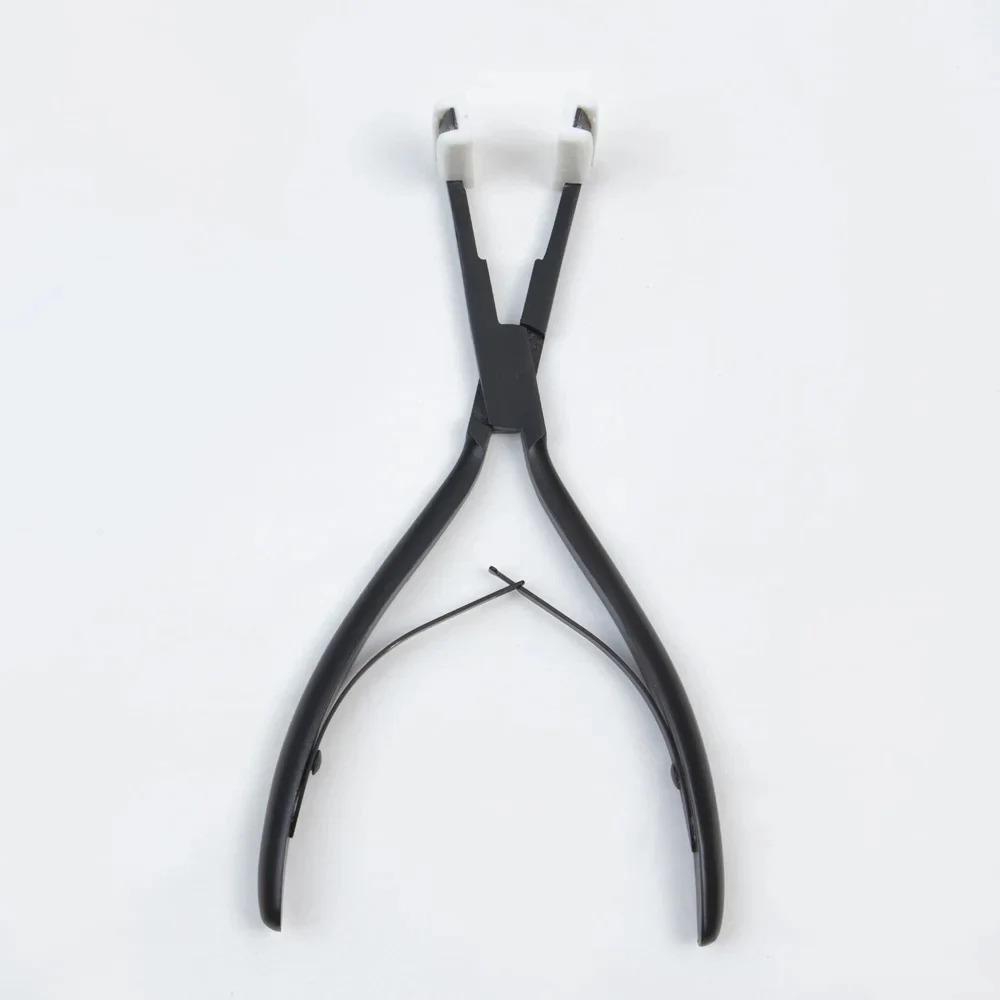 Boymia Pro Tape Extensions Press Plier из нержавеющей стали Многофункциональные инструменты для волос Эргономичный дизайн Форма палубы 4,5 см