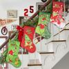 Рождественский чулок Большой рождественский чулок Подвесные каминные украшения