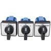 1 Set 500V 20A 3 Poles Control Rotary Changeover Cam Switch CNC 3 Position 3 Knots Universal Changeover Switch