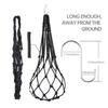 4Pcs Net Bag Chicken Vegetable Hanging Feeder Healthy Feeding Even Mesh Simple Installation Chicken Vegetable Feeder