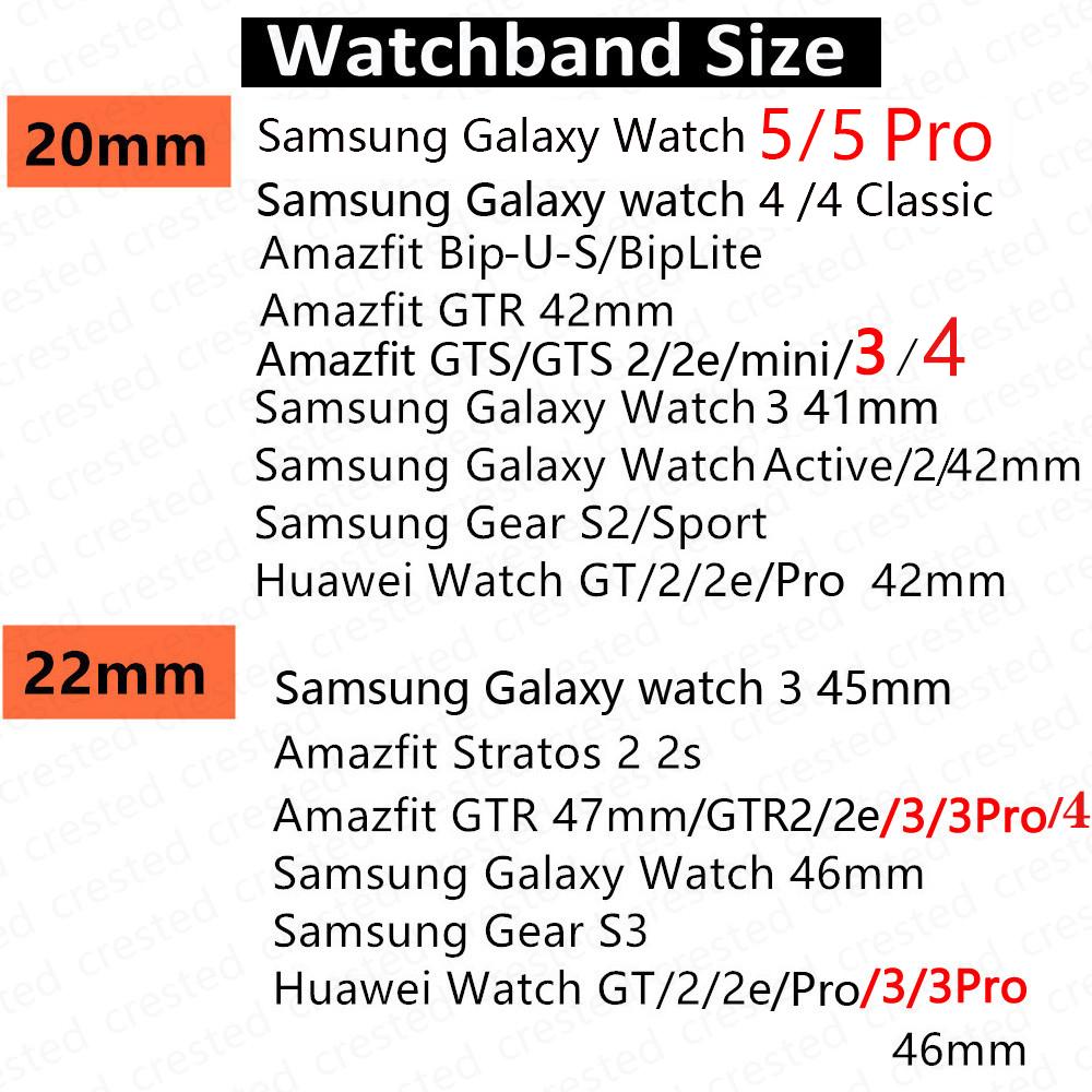 Ремешок 20 мм 22 мм Для Samsung Galaxy watch 7/FE/6/4 classic/5 Pro/Active 2/3 Силиконовый браслет Huawei watch GT 2/2e/3 Pro 4 5 ремешок