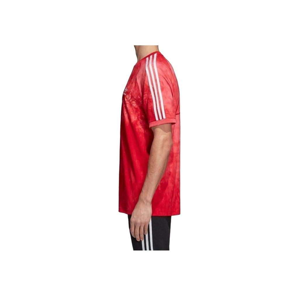 Adidas Оригинальная толстовка Pharrell Williams Hu Holi Scarlet в полоску, удобная футболка с коротким рукавом, мужские топы CW9101