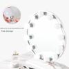 Three-Color USB Hollywood Vanity Light Bulbs for Makeup Mirrors