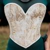 Женский корсет для похудения Эластичный корсет на шнуровке с самозатягивающимся шнурком Универсальный для женщин Банкетное платье Рубашка Пальто Бесшовный жилет