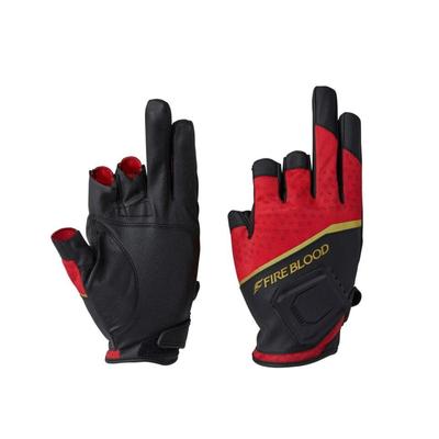 SHIMANO Перчатки Limited Pro Magnet Quick Dry Cut Кроваво-красные 2XL 3 шт. GL-100X