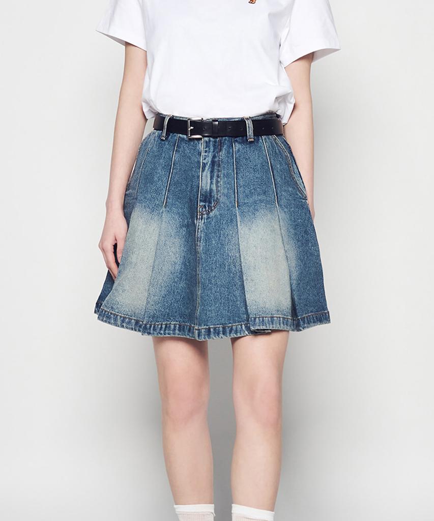 Acme Dravi Woman Denim Dennis Skirt (2Color)