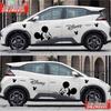 Наклейки на автомобиль BYD Seagull: Милый мультфильм про Микки и Минни, дизайн с дельфином