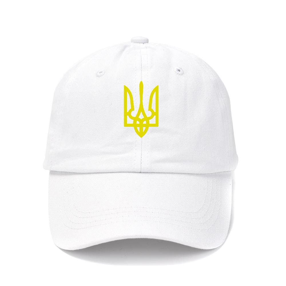 Новая Украина Стирка Хлопок Принт Ретро Унисекс Эмблема Популярная Бейсболка Для Активного Отдыха Регулируемая Шляпа-Козырек