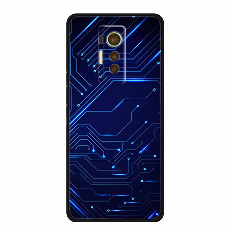 Чехол для Tecno Phantom X 2021 Животные ТПУ Силикон Мягкая Защитная Крышка Телефона Чехлы для PhantomX 2021 AC8 Защитный Ударопрочный Волк