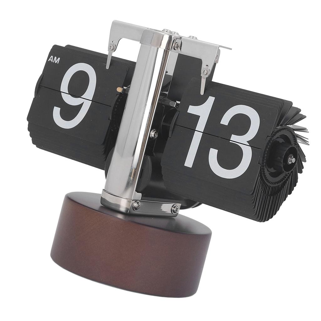 Автоматические перекидные цифровые часы, механические перелистывающие страницы, 12-часовые перекидные настольные часы для гостиной