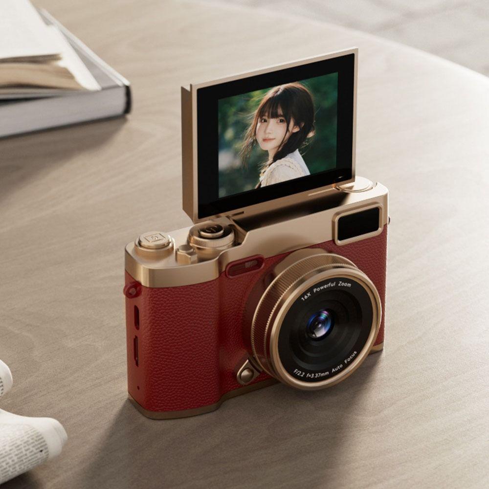 2.4-inch Screen CCD Digital Camera 1080P Compact Digital Camera Portable Retro Camera Gifts