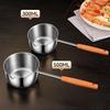 300ml/500ml Oil Splashing Small Pot Thickened Hot Oil Pan Practical Mini Butter Warmer  Oil Pouring