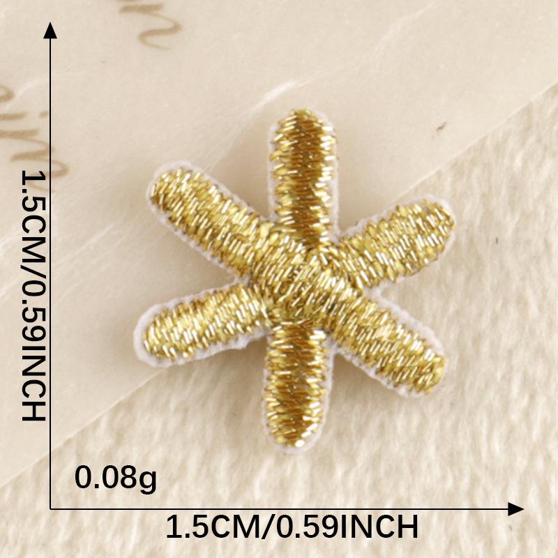 Вышитая нашивка «Звезда и сердце» — аксессуар для одежды в корейском стиле своими руками