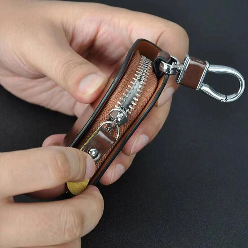 AANL1 New Leather Wood Grain Car Key Cover Keychain Case For Kia GT Line Sportage Ceed Picanto K5 K3 K2 Stonic Auto Accessories